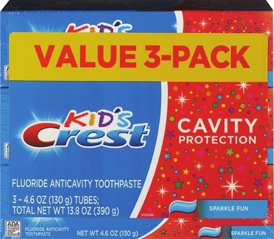 ANY Kid's Crest toothpaste, toothbrush or Kid's Oral-B toothbrushBuy 2 get $3 ExtraBucks Rewards®
