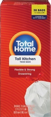ANY Total Home trash bagsBuy 1 get 1 50% OFF* Also get savings with Spend $30 get $10 ExtraBucks Rewards®