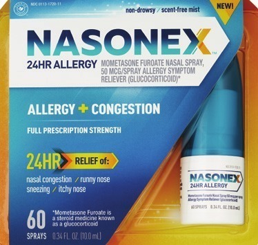 Nasonex allergy spray 60 ct.