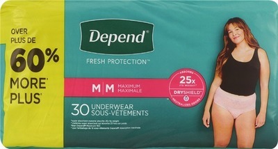 Depend underwear or Poise pads value pks.Also get savings with 5.00 Digital coupon + Buy 2 get $5 ExtraBucks Rewards®