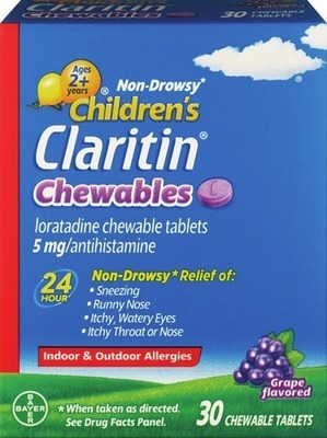 Children's Claritin chewables 20-60 ct., RediTabs 30 ct. or 8 oz.Buy 1 get $3 ExtraBucks Rewards®