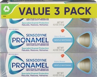 ANY Sensodyne, Pronamel or Paradontax toothpaste multi-pks.Buy 1 get $3 ExtraBucks Rewards®