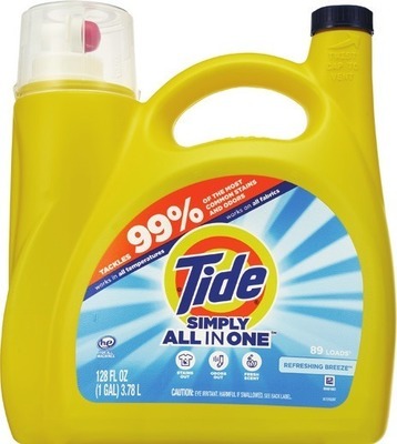 Tide Simply laundry detergent 117-128 oz.