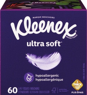 Kleenex cubes 45-80 ct. or flat packs 120-160 ct.Also get savings with 1.00 on 3 Digital coupon + Spend $20 get $5 ExtraBucks Rewards®
