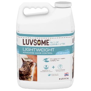 Save $1.00 on Luvsome Lightweight Multi-Cat Scoopable Cat Litter