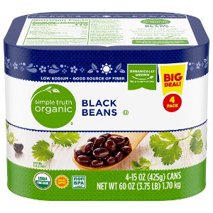Save $0.50 on Simple Truth Organic Beans