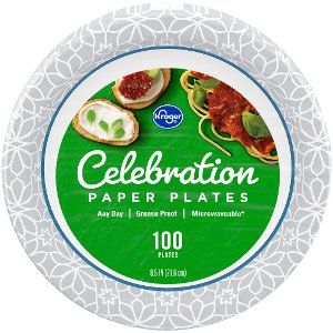 Save $1.00 on Kroger Celebration 8.5-Inch Paper Plates