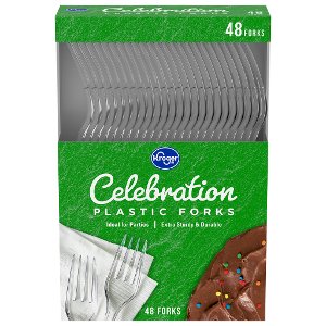 Save $1.00 on Kroger Celebration Plastic Forks & Spoons