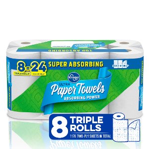 Save $2.00 on Kroger Ultra Select-A-Sheet Paper Towels Triple Rolls