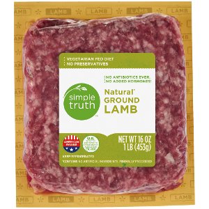 Save $1.00 on Simple Truth Natural Ground Lamb or Patties