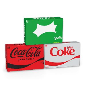 Save 25% off Coca-Cola 18-24pk 12oz cans PICKUP OR DELIVERY ONLY