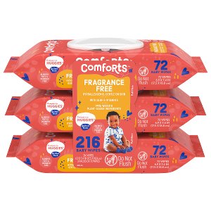 Save $0.50 on Comforts Baby Wipes
