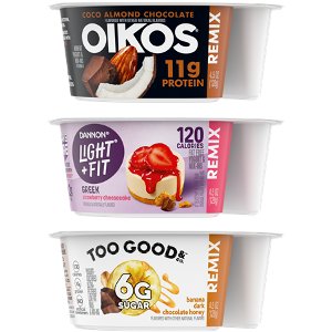 Save $0.50 on Oikos, Too Good & Co. or Light & Fit Remix Single Serve Yogurt