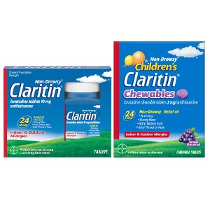 Save $10.00 on Non-Drowsy Claritin® or Children's Claritin®