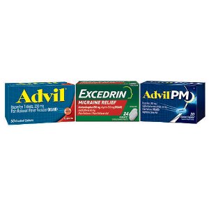 Save $1.50 on Advil and Excedrin PICKUP OR DELIVERY ONLY