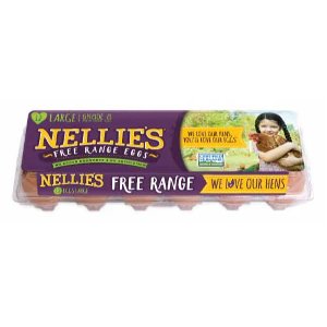 Save $1.00 on Nellie's Free Range Grade A Large Eggs