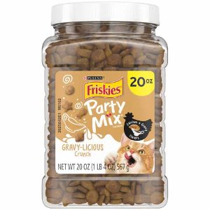 Save $0.50 on Friskies Party Mix Cat Treat