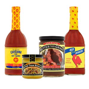 Save 20% on Better Than Bouillon, Better Than Gravy, Louisiana Hot Sauce PICKUP OR DELIVERY ONLY