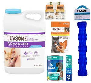 Save 20% off select Abound, Luvsome and Pet Pride Pet Items PICKUP OR DELIVERY ONLY