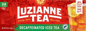 Save $1.00 on Luzianne Family Decaf Tea