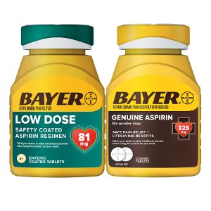 Save $1.00 on Bayer® Aspirin product