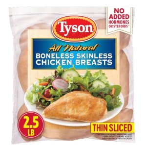 $6.99 Tyson Chicken Breasts, 2.5 lb