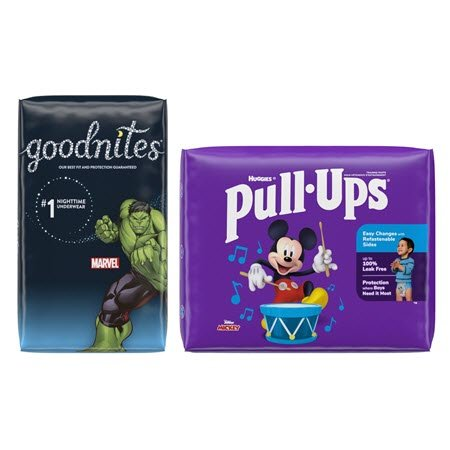 Save $1.50 on ONE (1) pkg of PULL-UPs® Training Pants, New Leaf®, Night*Time™ or Goodnites®