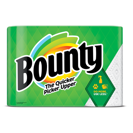 Save $1.00 on ONE Bounty Paper Towel Product 4 ct or larger (includes Double Plus Roll) (excludes trial/travel size).