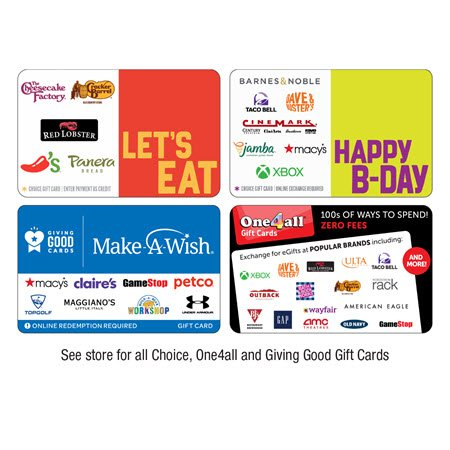 Buy a $50 One4All or Choice Gift Card & Save $10 when you purchase $50 or more of groceries