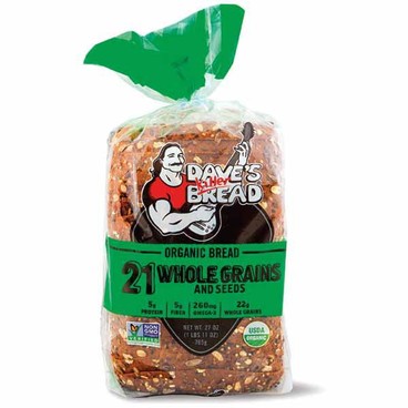Dave's Killer Bread Organic BreadBuy 1 Get 1 FREEFree item of equal or lesser price.
24 to 27-oz bag; or Snack Bars, 7-oz box