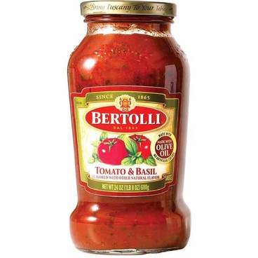Bertolli SauceBuy 1 Get 1 FREEFree item of equal or lesser price. 
Regular, Organic, Alfredo, or d'Italia, 15 to 24-oz jar