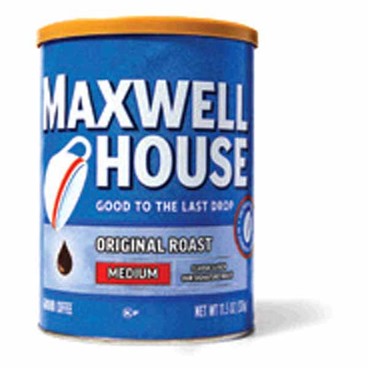 Maxwell House Ground CoffeeBuy 1 Get 1 FREEFree item of equal or lesser price. 
10.5 to 11.5-oz can