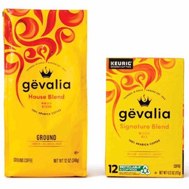Gëvalia Coffee, K-CupsBuy 1 Get 1 FreeFree item of equal or lesser price. 
6 to 12-ct. or Bag, 10 or 12-oz pkg.