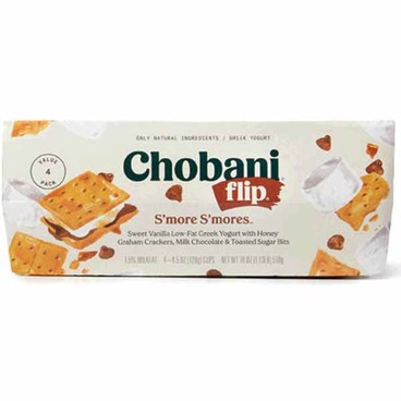 Chobani Greek YogurtBuy 1 Get 1 FREEFree item of equal or lesser price. 
Flip, Regular, or Less Sugar; or Zero Sugar Yogurt, 4-pk. 4.5 or 5.3-oz ctn.