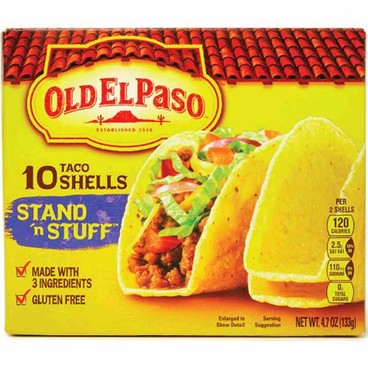 Old El Paso Taco ShellsBuy 1 Get 1 FREEFree item of equal or lesser price. 
Or Tortillas, Bowl, or Pockets, 8 to 18-ct. or Seasoning, 1-oz; or My Brother's Salsa, 16-oz pkg.