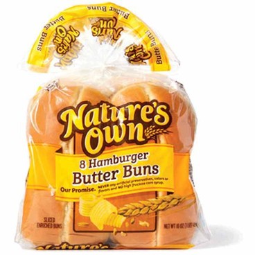 Nature's Own Butter Hamburger BunsBuy 1 Get 1 FREEFree item of equal or lesser price. 
Or Butter Hot Dog Buns or Butterbread, 15 to 20-oz pkg.