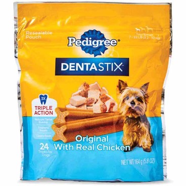 Pedigree Dentastix Snacks for DogsBuy 1 Get 1 FREEFree item of equal or lesser price.
Toy/Small: Daily or Fresh Oral Care, 21 or 24 Mini Treats, 5.08 or 5.8-oz pouch