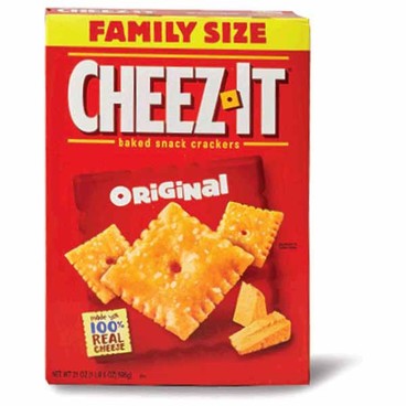 Cheez-It Family Size CrackersBuy 1 Get 1 FREEFree item of equal or lesser price.
9.6 to 21-oz; or Kellogg's Town House, Club, or Toasteds Artisan Collection, 12 to 20.7-oz box