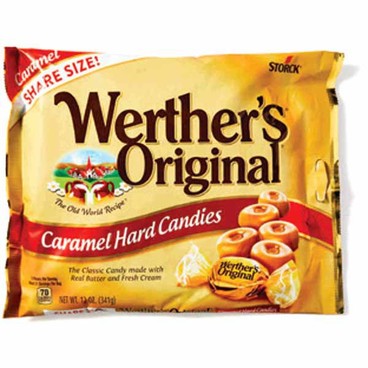 Werther's Original Caramel CandiesBuy 1 Get 1 FREEFree item of equal or lesser price. 
Or Riesen Chewy Chocolate Caramel, 10.8 or 12-oz bag