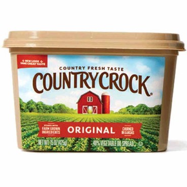 Country Crock SpreadBuy 1 Get 1 FREEFree item of equal or lesser price.
Or Butter Sticks, 10.5 to 16-oz pkg.