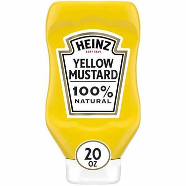 Heinz Yellow Mustard, SqueezeBuy 1 Get 1 FreeFree item of equal or lesser price. 
20-oz bot.