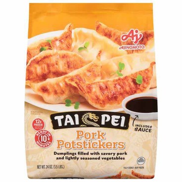 Tai Pei Egg or Spring Rolls or Potstickers, Frozen, Fully CookedBuy 1 Get 1 FreeFree item of equal or lesser price.
22.5 to 24.5-oz pkg.