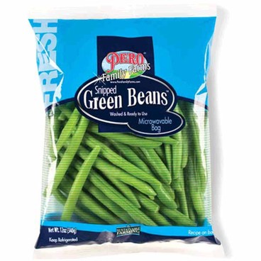 Pero Family Farms Snipped Green BeansBuy 1 Get 1 FREEFree item of equal or lesser price.
Washed & Ready-to-Use, Microwavable Bag, 12-oz pkg.