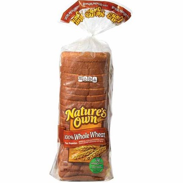 Nature's Own BreadBuy 1 Get 1 FREEFree item of equal or lesser price. 
100% Whole Wheat or Whole Grain, or Whitewheat, 20-oz loaf