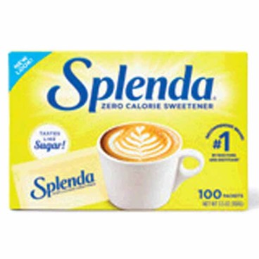 Splenda Zero Calorie SweetenerBuy 1 Get 1 FREEFree item of equal or lesser price. 
100-ct. or Zero Liquid, 3.38-oz; or Stevia, 100 or 200-ct. or 3.38 or 19-oz; or Monk Fruit, 3.38, 16, or 19-oz or 80-ct.; or Magic Baker, 16-oz pkg.