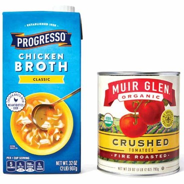 Progresso BrothBuy 1 Get 1 FREEFree item of equal or lesser price. 
32-oz ctn.; or Muir Glen Tomatoes, Tomato Sauce, or Paste, 6 to 28-oz can