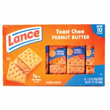 Lance Cracker PacksBuy 1 Get 1 FREEFree item of equal or lesser price. 
10-ct. 12.5 to 17.4-oz pkg.