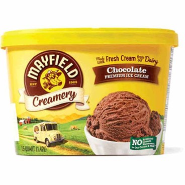 Mayfield Ice CreamBuy 1 Get 1 FREEFree item of equal or lesser price.
1.5-qt ctn., Ice Cream Bars, 4 or 6-ct. pkg., or Frozen Dessert, 36-oz ctn.
