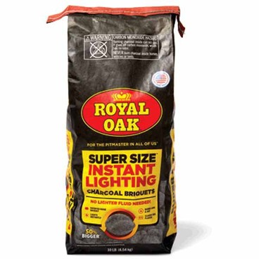 Royal Oak Super Size Charcoal BriquettesBuy 1 Get 1 FREEFree item of equal or lesser price.
Instant Lighting, 10-lb bag or Original, 14-lb bag