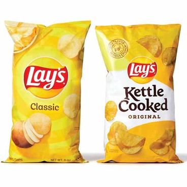 Lay's Potato ChipsBuy 1 Get 1 FREEFree item of equal or lesser price.
Or Lay's Kettle Cooked Potato Chips or Poppables Potato Snacks, 4.75 to 8-oz bag